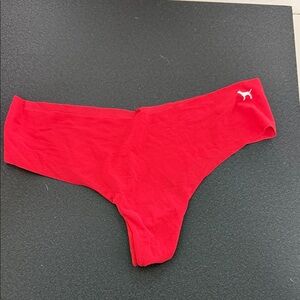 PINK Victoria's Secret Bold Red Thong